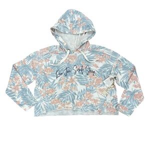 Ron Jon Surf Shop NWT Floral Cropped Hoodie